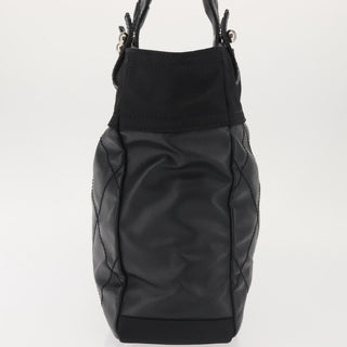 Chanel Biarritz Tote Quilted Coated Canvas