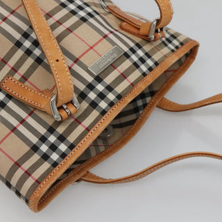 Burberry Nova Check Tote canvas check pattern