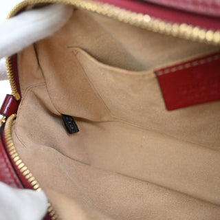 Gucci GG Marmont Shoulder Bag Diagonal Quilted GG Canvas with Leather