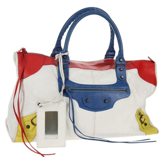 Balenciaga Work Classic Studs Bag Leather