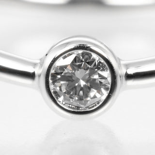 Tiffany & Co. Elsa Peretti Wave Single-Row Ring 950 Platinum