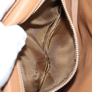 Celine Vintage Macadam Shoulder Bag Canvas and Leather