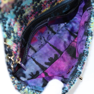 Chanel Classic Single Flap Bag Quilted Tweed