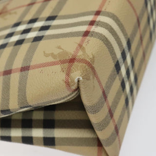 Burberry Top Handle Tote Haymarket Coated Canvas