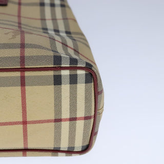 Burberry Top Handle Tote Haymarket Coated Canvas