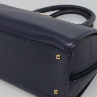 Celine Circle Logo Handbag Leather