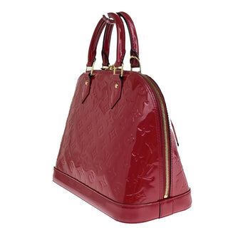 Louis Vuitton Alma Handbag Monogram Vernis