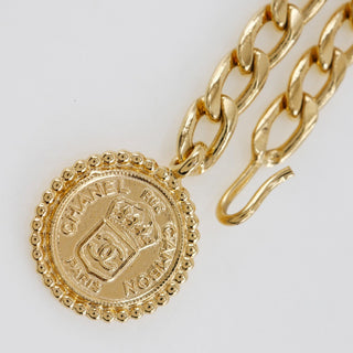 Chanel Vintage Medallion Chain Belt Metal