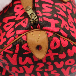Louis Vuitton Speedy Handbag Limited Edition Monogram Graffiti