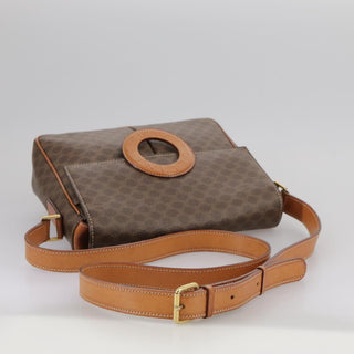 Celine Macadam Shoulder Bag PVC Leather