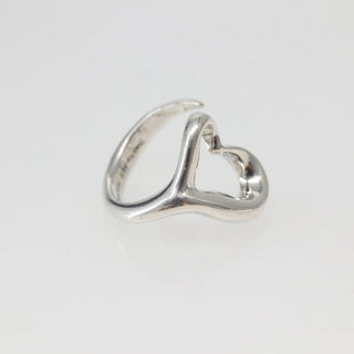 Tiffany & Co. Elsa Peretti Open Heart Ring Silver 925