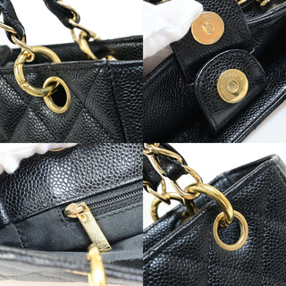 Chanel Petite Shopping Tote Quilted Calfskin