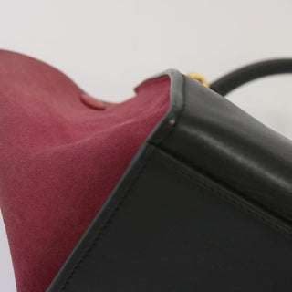 Celine Trapeze Bag Leather with Suede