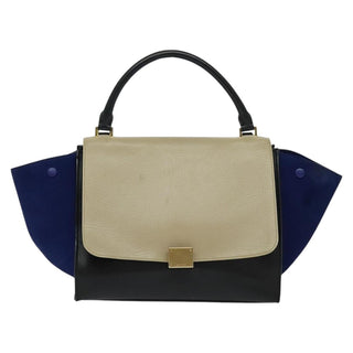 Celine Trapeze Bag Leather with Suede