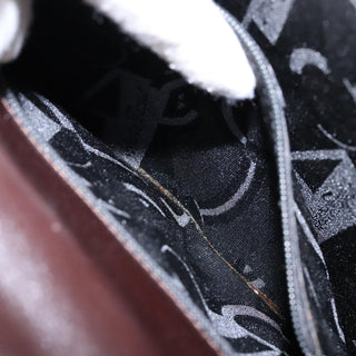 Salvatore Ferragamo Gancini Convertible Top Handle Bag Leather