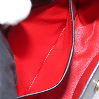 Celine Vintage Circle Logo Crossbody Bag Leather