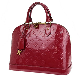 Louis Vuitton Alma Handbag Monogram Vernis