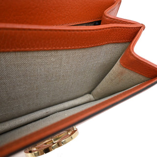 Gucci Interlocking Shoulder Bag Leather