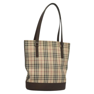 Burberry Nova Check Tote canvas check pattern