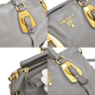 Prada Convertible Belted Satchel Soft Calf