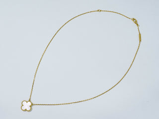 Van Cleef & Arpels Vintage Alhambra Pendant Necklace 18K Yellow Gold