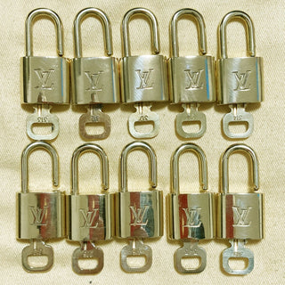 Louis Vuitton Cadenas Bag Charm Gold-plated
