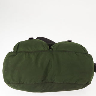 Prada Zip Buckle Messenger Bag Tessuto