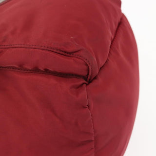 Prada Front Pocket Buckle Backpack Re-Nylon and Shearling