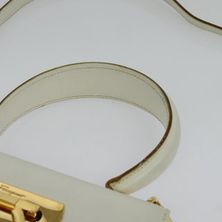 Salvatore Ferragamo Gancini Convertible Top Handle Bag Leather