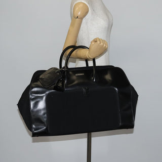 Gucci Travel Boston Bag Leather with Nylon
