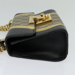 Gucci Padlock Shoulder Bag GG Coated Canvas and Leather