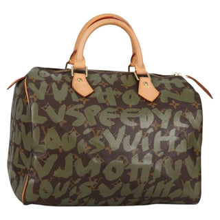 Louis Vuitton Speedy Handbag Limited Edition Monogram Graffiti