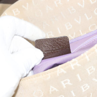 Bvlgari B.Zero1 Logomania Bag Canvas with Leather