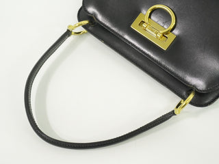 Celine Gancini Handbag Leather
