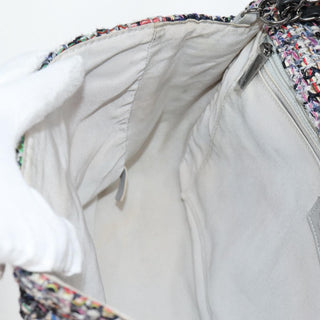 Chanel Camellia Flap Shoulder Bag Tweed