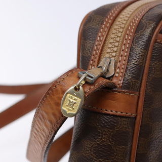 Celine Macadam Shoulder Bag PVC Leather