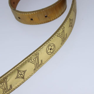 Louis Vuitton Buckle Belt Mahina Leather