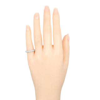 Cartier Mimi Full Pave Band Ring Platinum with Diamonds