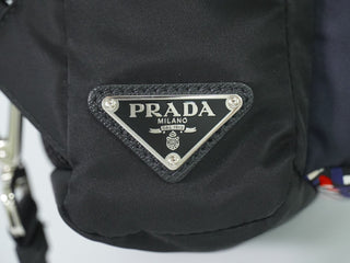 Prada Sling Backpack Printed Tessuto
