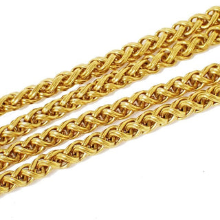 Chanel Vintage CC Fringe Pendant Necklace Metal
