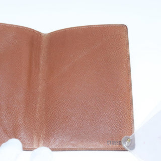 Louis Vuitton Porte Cartes Pression Card Case Monogram Canvas