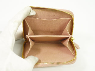 Prada Saffiano Coin Purse Leather