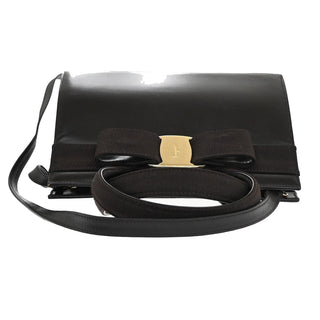 Salvatore Ferragamo Convertible Vara Bow Tote Leather