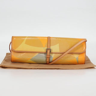 Louis Vuitton Fleurs Pochette Printed Monogram Vernis