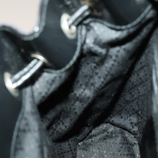 Gucci Vintage Bamboo Backpack Canvas and Leather