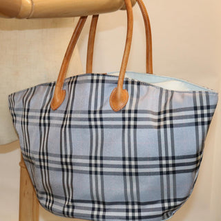 Burberry Nova Check Tote Nylon