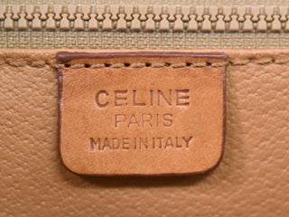 Celine Vintage Macadam Shoulder Bag Canvas