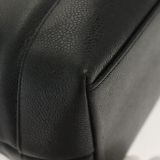 Chanel Vintage CC Logo Chain Tote Caviar