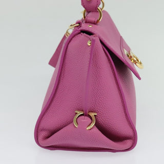 Salvatore Ferragamo Sofia Satchel Leather