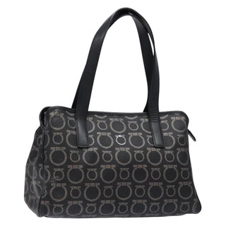 Salvatore Ferragamo Gancini Tote PVC Leather